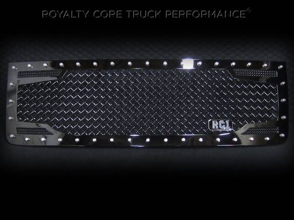 GMC Sierra 2500/3500 HD 2007-2010 RC2 Main Grille with 5.0 Super Mesh