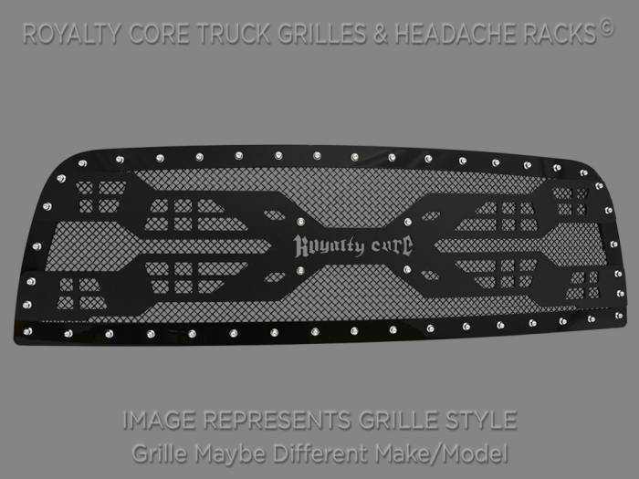 Royalty Core - 2010-2014 Ford F-150 Raptor Full Grille Replacement RC5 Quadrant Grille
