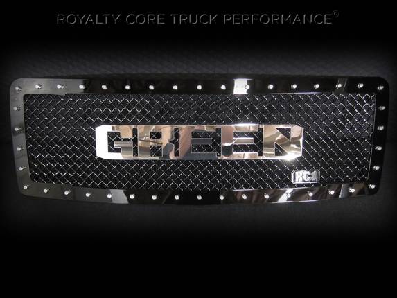 Royalty Core - Green Logo in Chrome